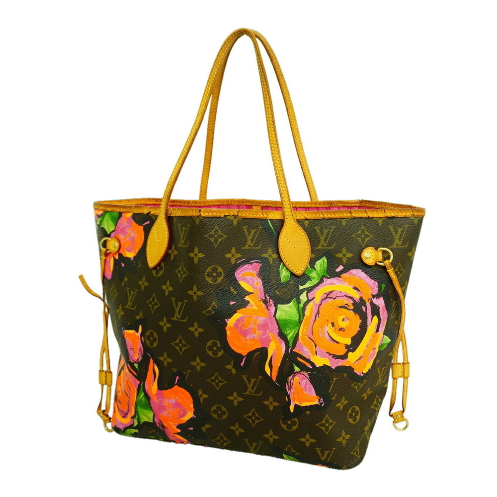 Louis Vuitton Neverfull MM Monogram Rose Tote Bag M48613 Brown (Women's)